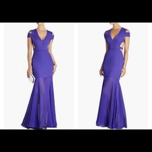 BCBG Ava cutout gown